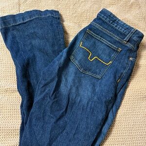 Kimes Ranch Dark Blue Flare Jeans